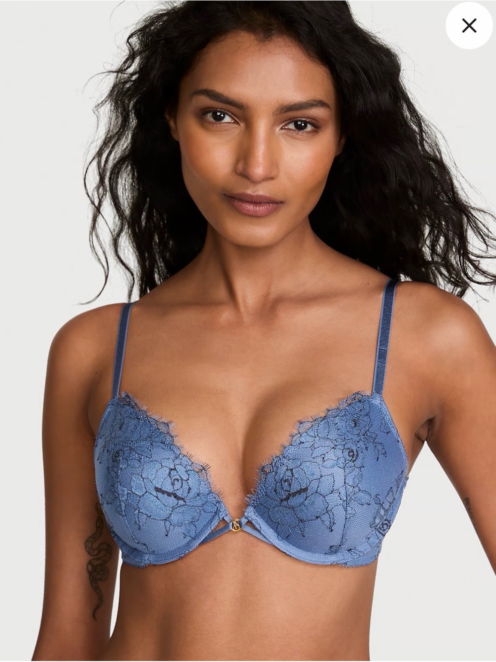 Victoria's Secret Blue Lace Bra